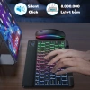 Bàn phím Bluetooth không dây LED RGB - Nhỏ gọn, tương thích điện thoại, iPad, laptop, PC, giảm còn 145k 6