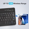 Bàn phím Bluetooth không dây mini cho Android iOS Windows 7‑10 inch, giá ưu đãi 184.800đ 4