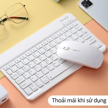 Bàn phím Bluetooth không dây Mini TechHome DT1.135 siêu mỏng, giá ưu đãi 151k