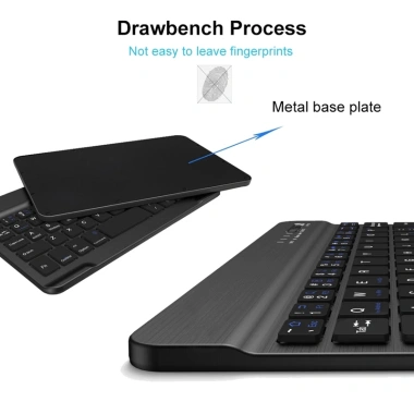 Bàn phím Bluetooth không dây NIXXOS siêu mỏng 7 màu, đèn nền, sạc lại từ tính, dễ mang cho iOS Android – Giá 221.000₫
