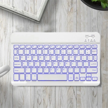 Bàn phím Bluetooth không dây NIXXOS siêu mỏng 7 màu, đèn nền, sạc lại từ tính, dễ mang cho iOS Android – Giá 221.000₫ 10 Bàn phím Bluetooth không dây NIXXOS siêu mỏng 7 màu, đèn nền, sạc lại từ tính, dễ mang cho iOS Android – Giá 221.000₫ 10