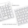 Bàn Phím Bluetooth Không Dây Sạc Lại, Đầy Đủ Cho Laptop, PC và Máy Tính Bảng - Giá 517k 3