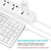 Bàn Phím Bluetooth Không Dây Sạc Lại, Đầy Đủ Cho Laptop, PC và Máy Tính Bảng - Giá 517k 4
