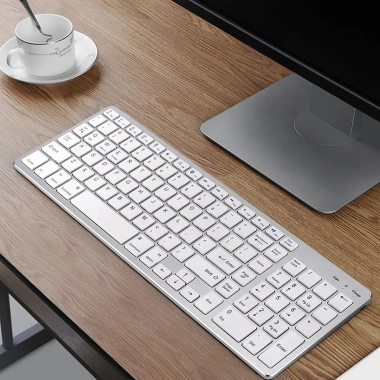 Bàn Phím Bluetooth Không Dây Sạc Lại, Đầy Đủ Cho Laptop, PC và Máy Tính Bảng - Giá 517k