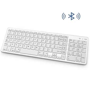 Bàn Phím Bluetooth Không Dây Sạc Lại, Đầy Đủ Cho Laptop, PC và Máy Tính Bảng - Giá 517k