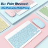 Bàn phím Bluetooth không dây siêu mỏng, sạc lại, cho PC, laptop, điện thoại - 69.000VND