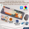 Bàn Phím Bluetooth M96 LED 7 Màu, PBT Cao Cấp, Gõ Êm, Chống Ồn, Mode, Màn Hình - Giá 549k