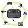 Bàn phím Bluetooth Mini A8 2.4G - Chế độ kép, cầm tay, đèn nền, touchpad, điều khiển từ xa cho Windows & Android TV - Giá ưu đãi 146.300₫ 3