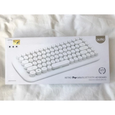 Bàn Phím Bluetooth Mini ACTTO BTK-03 Màu Trăng - Nhỏ Gọn, Kết Nối Nhanh, Giá 679.800₫