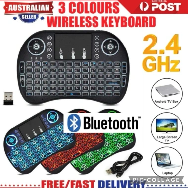 Bàn phím Bluetooth mini, chuột cảm ứng, USB WiFi, pin sạc lại, không cần mua pin, kết nối nhanh, chỉ 96.000 VND