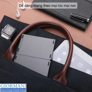 Bàn Phím Bluetooth Mini Gấp Gọn + Bàn Di Chuột AB33 GIORMANI - Giá 480.000