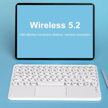 Bàn phím Bluetooth mini kèm Touchpad – Laptop, iPad, Tablet, Điện thoại – Giá 300.000₫