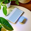 Bàn phím Bluetooth Mini không dây Bluetooth 5.0 + chuột, bộ cho điện thoại và máy tính - Giá ưu đãi 132.000₫ 6