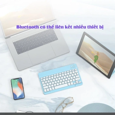 Bàn phím Bluetooth mini không dây cho Android + chuột combo, giá chỉ 75.000 VND 5 Bàn phím Bluetooth mini không dây cho Android + chuột combo, giá chỉ 75.000 VND 5