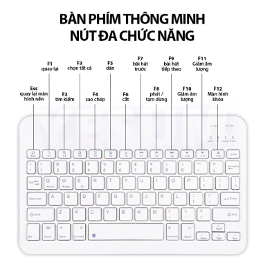 Bàn phím Bluetooth mini không dây + Chuột không dây + Lót chuột đa màu cho laptop, điện thoại, iPad - Giá 50.000 4