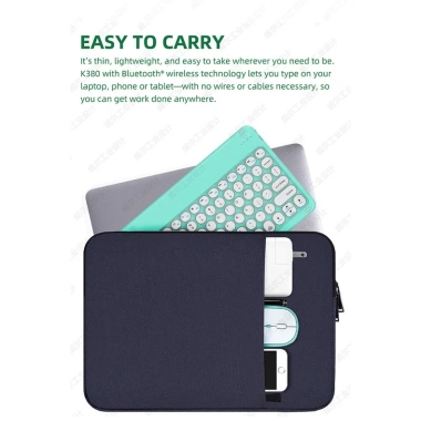 Bàn phím Bluetooth mini không dây, không gây tiếng ồn, tương thích điện thoại và máy tính bảng - Giá chỉ 173.800₫ 5