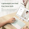 Bàn phím Bluetooth mini không dây, không gây tiếng ồn, tương thích điện thoại và máy tính bảng - Giá chỉ 173.800₫ 7