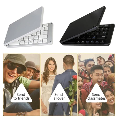 Bàn phím Bluetooth mini không dây, sạc lại cho iPhone, iPad, máy tính bảng 344.300₫