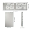 Bàn phím Bluetooth mini không dây, sạc lại cho iPhone, iPad, máy tính bảng 344.300₫ 7