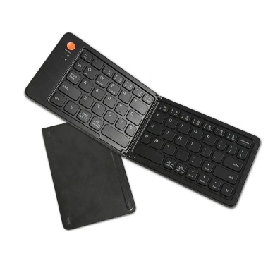 Bàn phím Bluetooth mini không dây tắt tiếng, gập lại, hỗ trợ iOS Android Windows 8