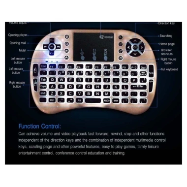 Bàn phím Bluetooth mini wireless kiêm chuột i8 pin sạc lithium - tương thích điện thoại, laptop, tablet, giá chỉ 95.000đ