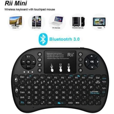 Bàn phím Bluetooth mini wireless kiêm chuột i8 pin sạc lithium - tương thích điện thoại, laptop, tablet, giá chỉ 95.000đ
