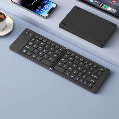Bàn phím Bluetooth rời gấp gọn, hỗ trợ Windows, Mac, iOS, Android - Kết nối laptop, điện thoại, tablet - Giá 245.000₫ 10 Bàn phím Bluetooth rời gấp gọn, hỗ trợ Windows, Mac, iOS, Android - Kết nối laptop, điện thoại, tablet - Giá 245.000₫ 10