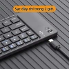 Bàn phím Bluetooth rời gấp gọn, tương thích Windows, Mac, iOS, Android - giá 245k 4