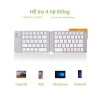 Bàn phím Bluetooth rời gấp gọn, tương thích Windows, Mac, iOS, Android - giá 245k 7