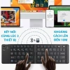 Bàn phím Bluetooth rời gấp gọn, tương thích Windows Mac iOS Android, kết nối đa thiết bị, giá 245.000₫ 9