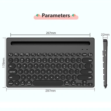 Bàn phím Bluetooth SzForter FD iK3.381 PC02 - Giá 99.000đ, nhỏ gọn cho ĐT & MTB