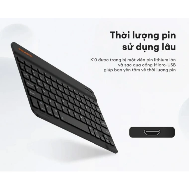 Bàn Phím Bluetooth TECLAST K10 Không Dây Cho Tablet, Điện Thoại, PC - Bảo Hành 12 Tháng, Giá 359.000 VND 6