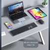Bàn phím Bluetooth USB 2.4G vỏ nhôm - Fullsize không tiếng ồn, giảm giá 700.000₫ 2