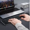 Bàn phím Bluetooth USB 2.4G vỏ nhôm - Fullsize không tiếng ồn, giảm giá 700.000₫ 4