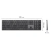 Bàn phím Bluetooth USB 2.4G vỏ nhôm - Fullsize không tiếng ồn, giảm giá 700.000₫ 5