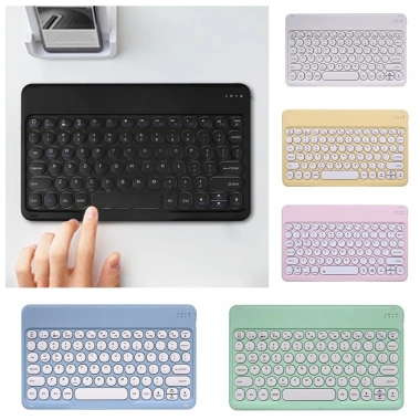 Bàn phím Bluetooth UTENEW siêu mỏng mini, không dây, sạc lại, di động văn phòng - 170k