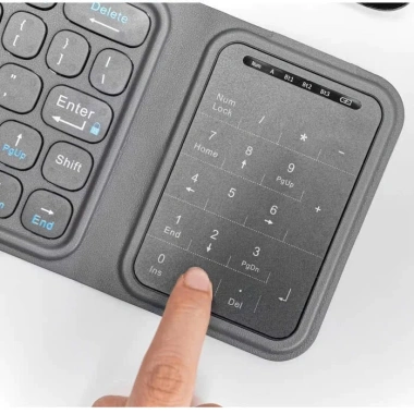 Bàn Phím Bluetooth WiWu FMK-05 Gập Gọn, Bàn Chuột và Giá Đỡ Laptop, Máy Tính Bảng, Điện Thoại - Chỉ 750.000 dong 3