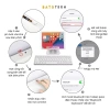Bàn phím Bluetooth X5B BatoTech không dây thiết kế Macbook, sang trọng, mỏng nhẹ, hiệu năng mạnh, giá 185.000₫ 9
