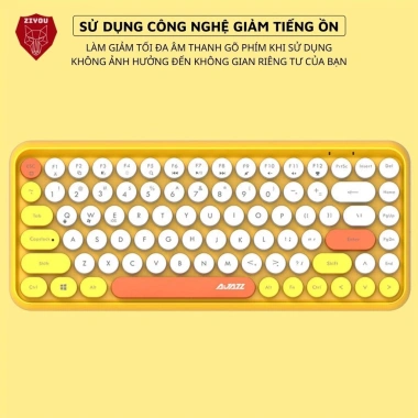 Bàn Phím Bluetooth ZIYOU 308i 2.025 – Thiết Kế Mỏng Đẹp, Tương Thích PC, Tablet Táo – 479k