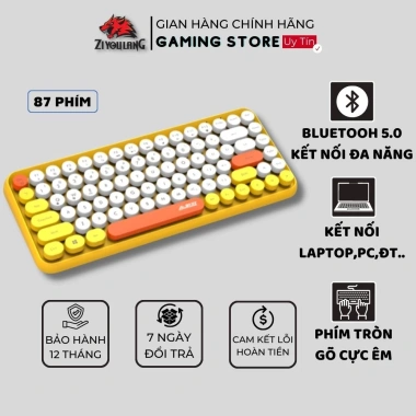 Bàn Phím Bluetooth ZiyouLang 308i Nhỏ Gọn, Không Dây, Win/Mac, Giá 479k