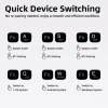 Bàn phím cảm ứng gập Goojodoq – Bluetooth kết nối 3 thiết bị, giá chỉ 989.972₫ 5