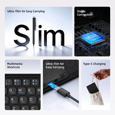 Bàn phím cảm ứng gập Goojodoq – Bluetooth kết nối 3 thiết bị, giá chỉ 989.972₫ 8 Bàn phím cảm ứng gập Goojodoq – Bluetooth kết nối 3 thiết bị, giá chỉ 989.972₫ 8