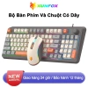Bàn Phím Chống Ồn XUNFOX Có Dây Đèn RGB và Nút Âm Lượng - Giảm Giá Đặc Biệt 249k