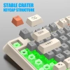 Bàn Phím Chống Ồn XUNFOX Có Dây Đèn RGB và Nút Âm Lượng - Giảm Giá Đặc Biệt 249k 5