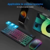 Bàn Phím Chuột Bluetooth BL30 LED RGB Siêu Mỏng, Pin Sạc, Gõ Êm, Dùng PC Laptop Điện Thoại - Giá 140.000 VND 10