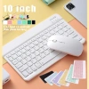 Bàn phím + Chuột Bluetooth không dây cho iPad, Tablet, Laptop - Giá 89.044₫