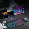 Bàn phím + Chuột Bluetooth không dây cho iPad, Tablet, Laptop - Giá 89.044₫ 7