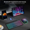Bàn phím & chuột Bluetooth không dây đèn LED cho OPPO Pad Neo 11.4, Air 2, Tablet Android 2