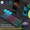 Bàn phím chuột Bluetooth không dây LED, tương thích PC và điện thoại, 89.100 VND giảm từ 108.702 VND