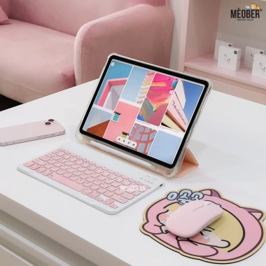 Bàn phím & Chuột Bluetooth mỏng nhẹ cho Tablet Pro 11, Air 4, Gen 5-9, Laptop, Smartphone - 39.000₫
